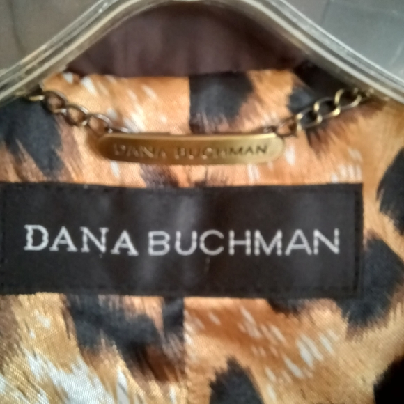 DANA BUCHMAN FITTED WINTER COAT SIZE MEDIUM BROWN - Picture 11 of 12